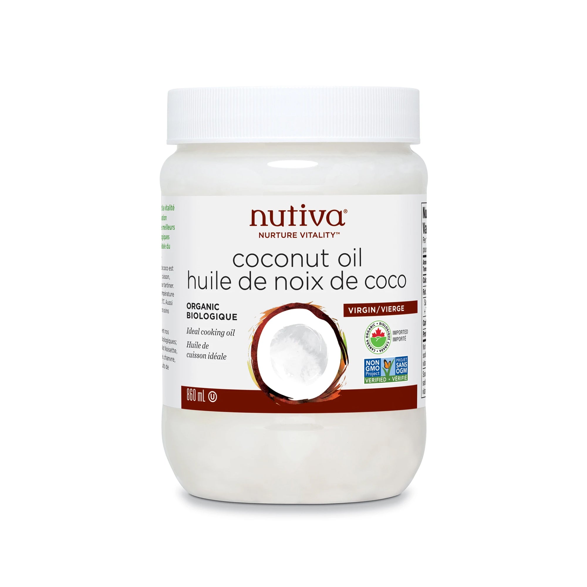 Nutiva Organic Virgin Coconut Oil 860ml