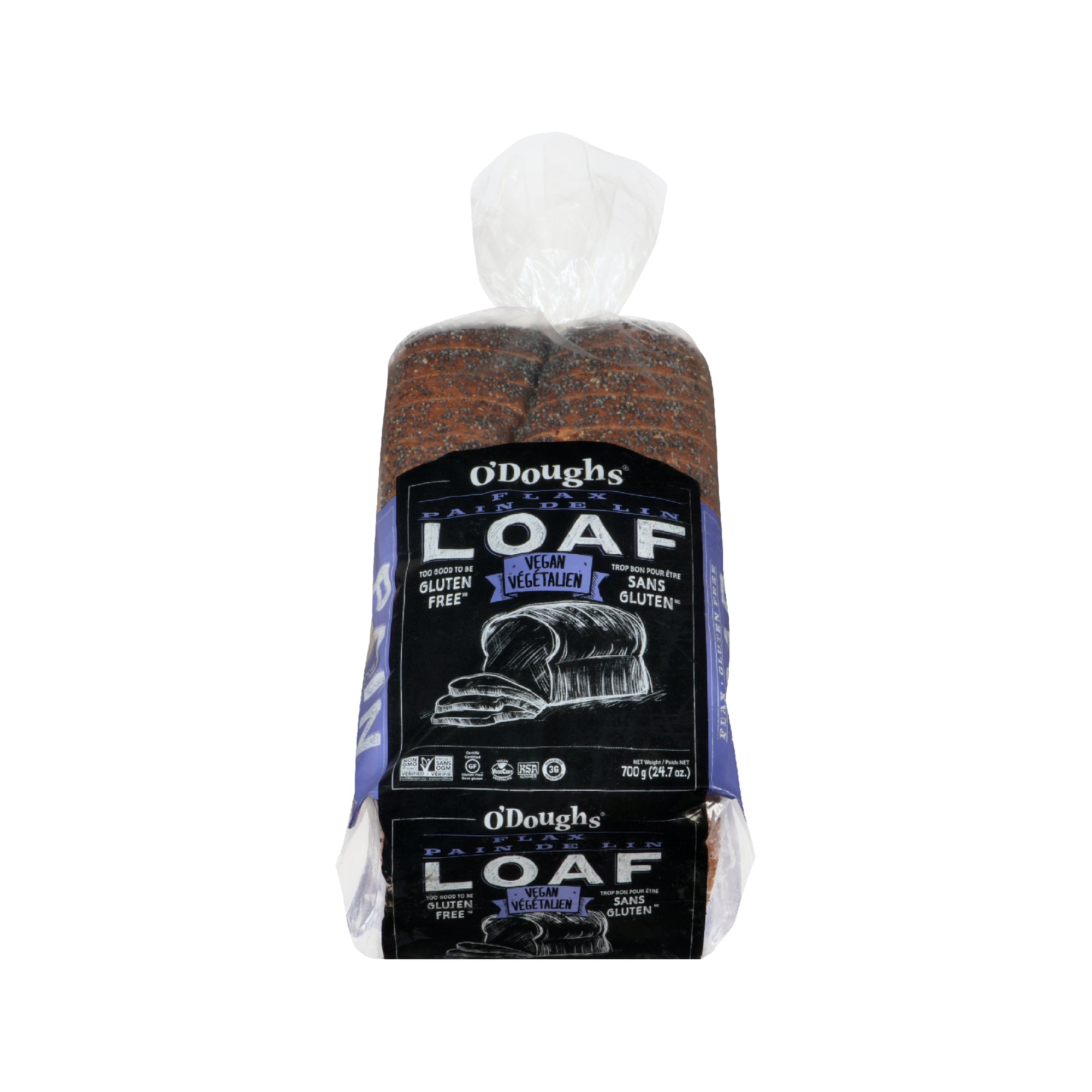O'Dough's Vegan Flax Loaf 700g