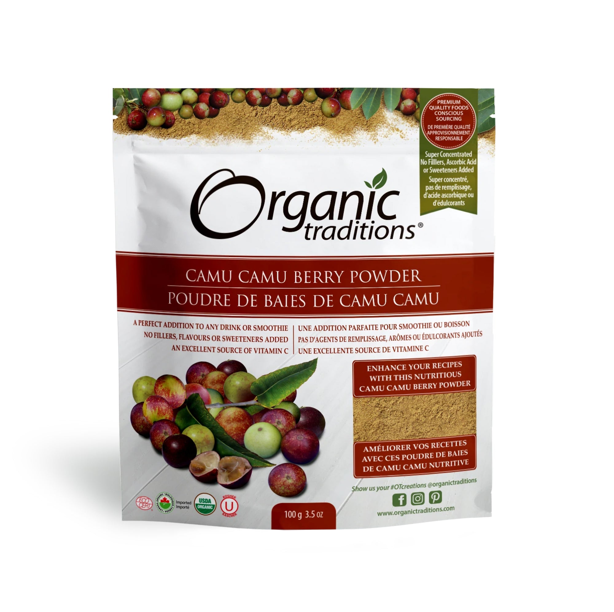 Organic Traditions Organic Camu Camu Berry Powder 100g
