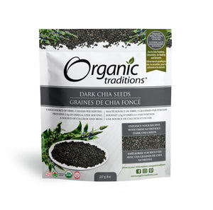 Organic Traditions Organic Dark Chia Seeds 227g