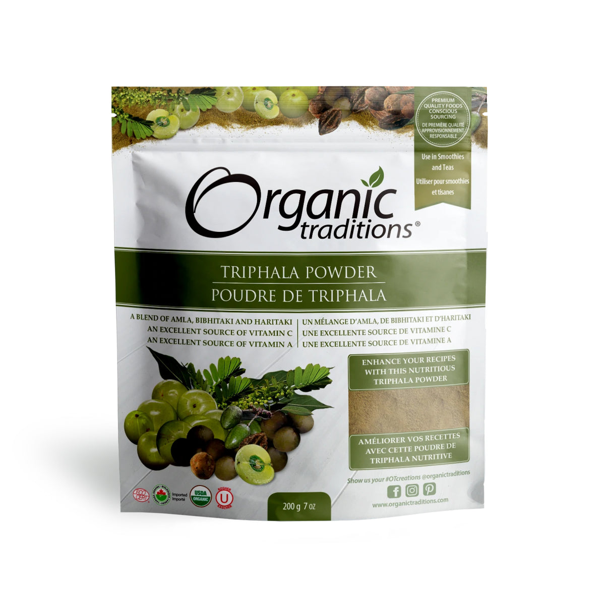 Organic Traditions Organic Triphala Powder 200g