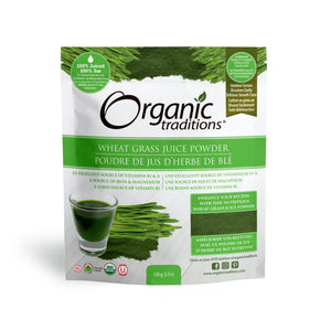 Organic Traditions Organic Wheat Grass Juice Powder 150g