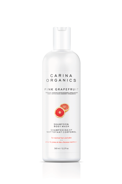 Carina Organics Pink Grapefruit Shampoo & Body Wash 360ml