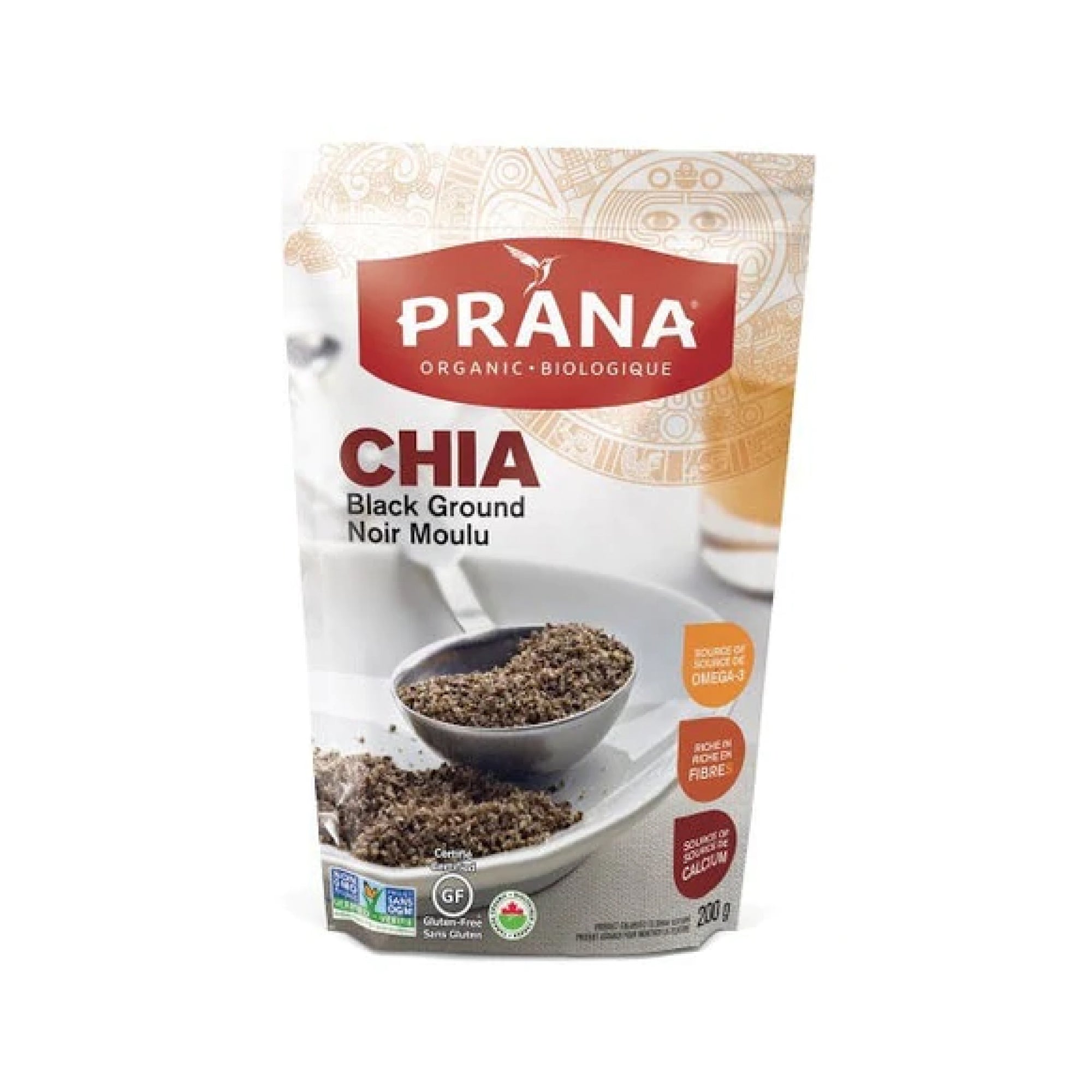 Prana Organic Ground Black Chia Seeds 200g