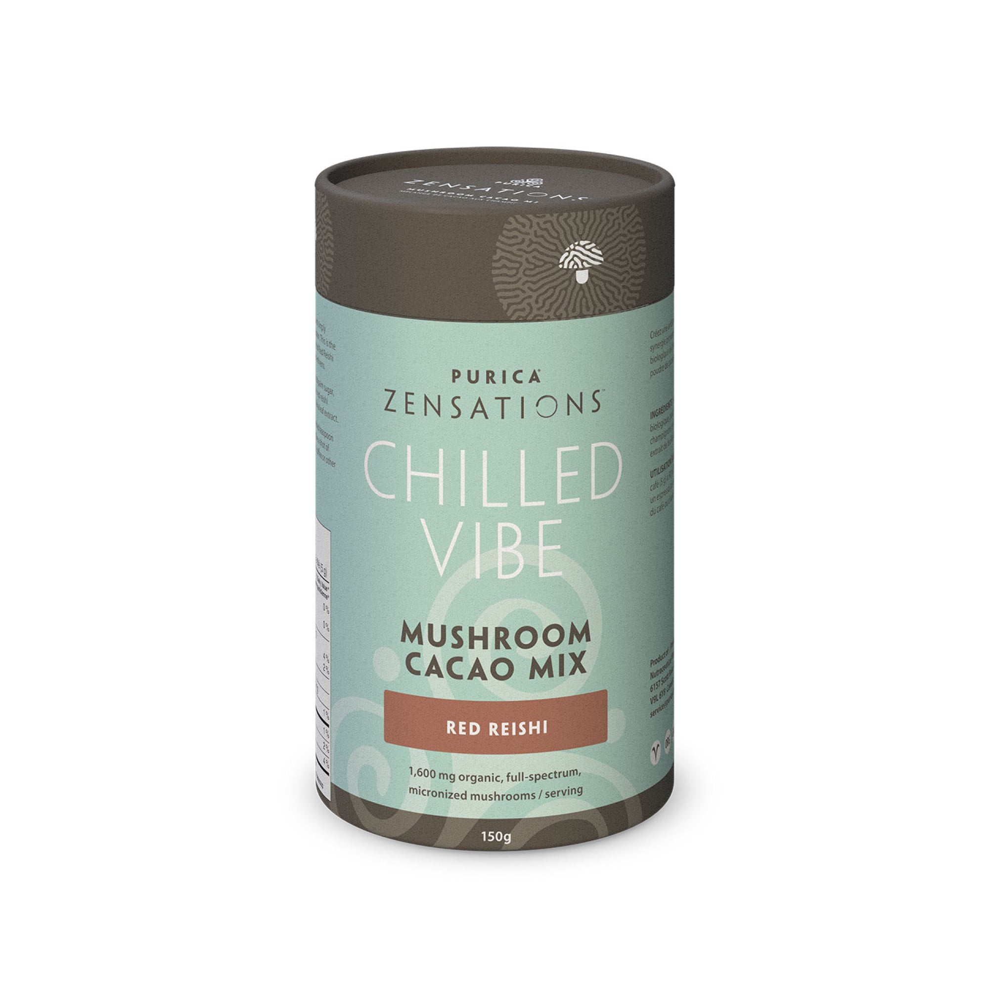 Purica Zensations Chilled Vibe Mushroom Cacao Mix 150g