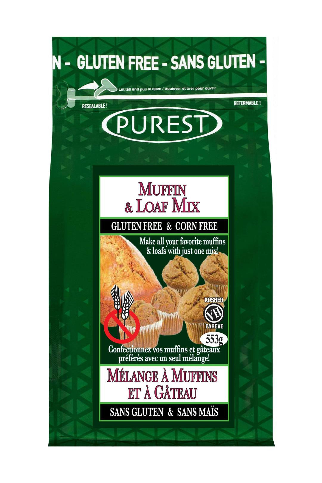 Purest Gluten-Free Muffin & Loaf Mix 553g