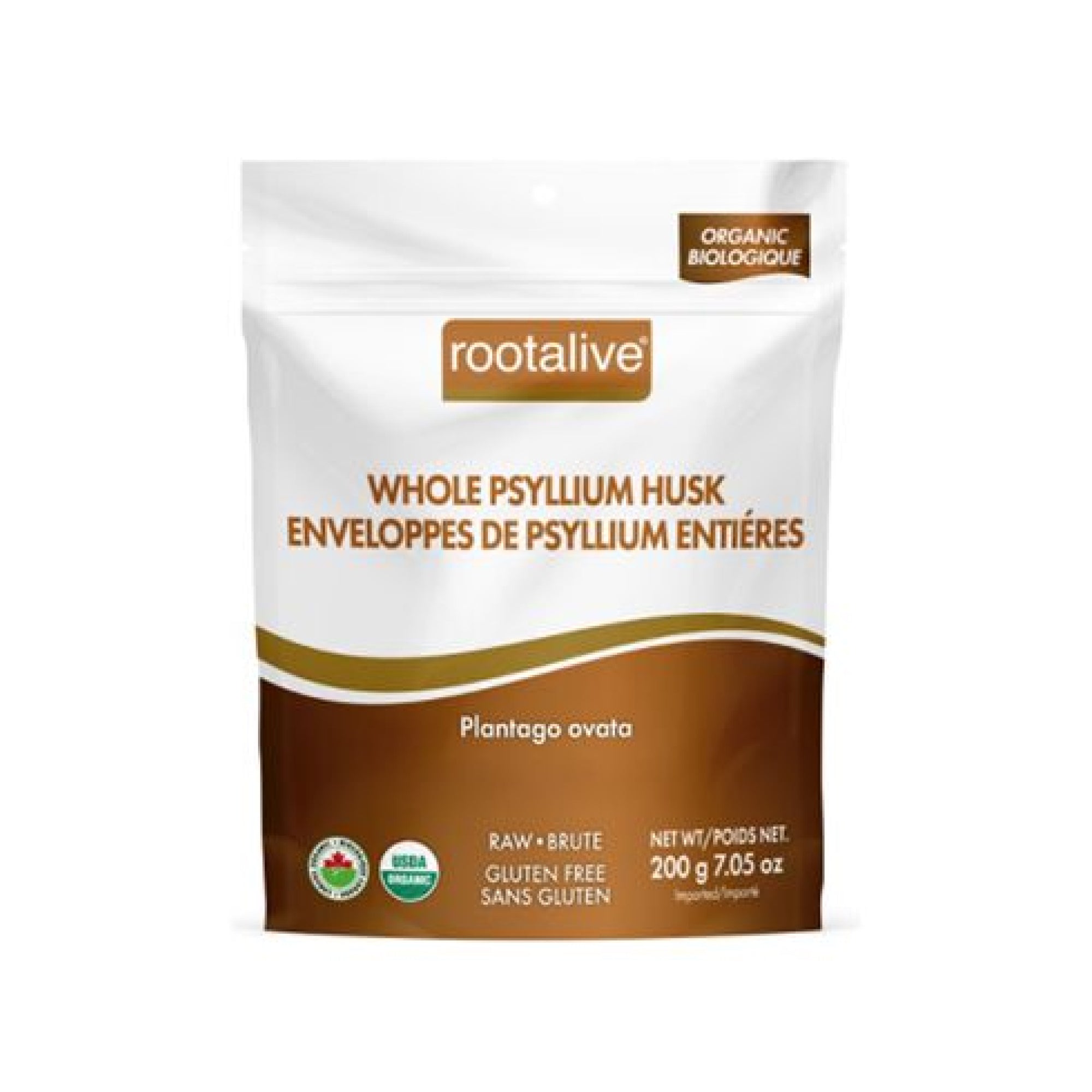 Rootalive Organic Whole Psyllium Husk 200g
