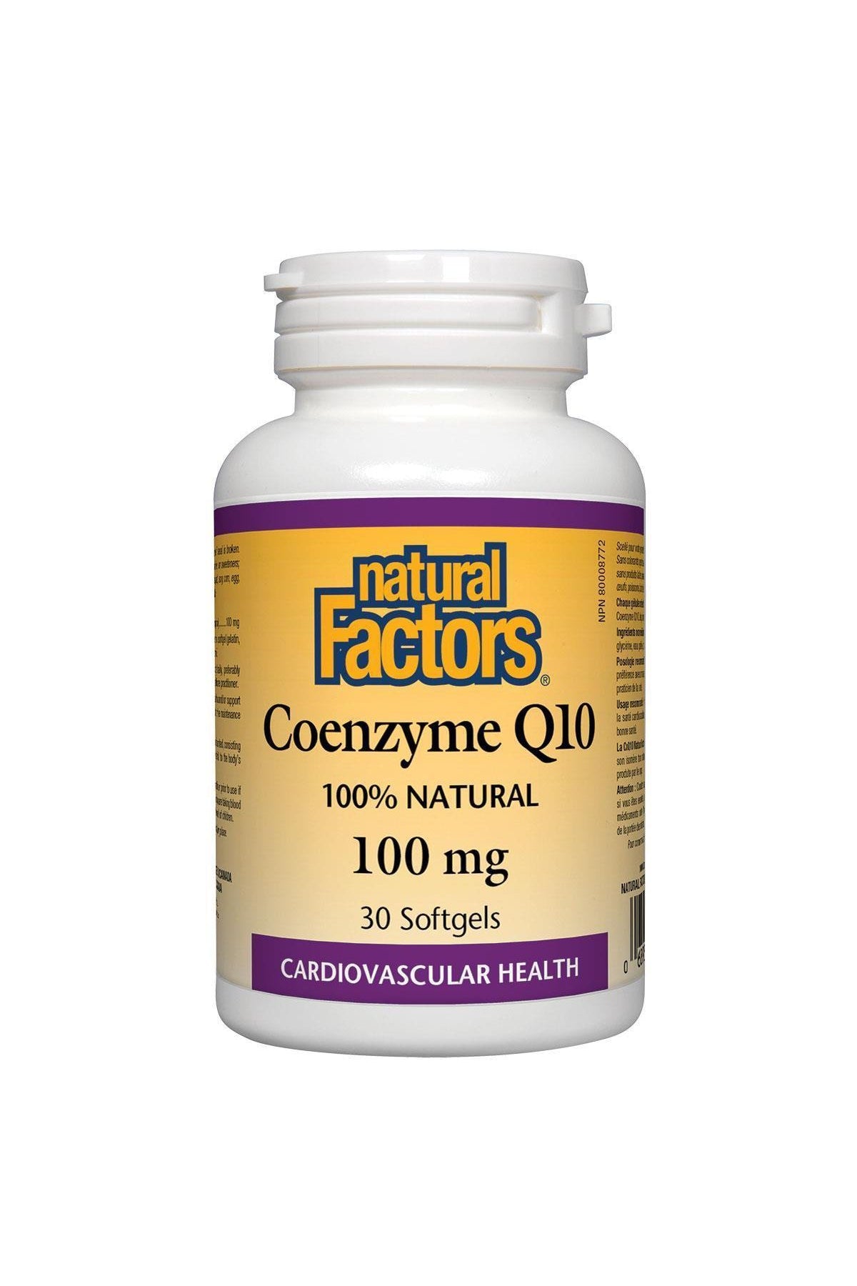Natural Factors Coenzyme Q10 100 mg 30s