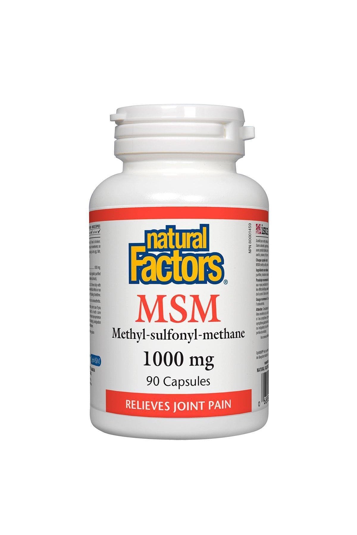 Natural Factors MSM 1000mg 90s