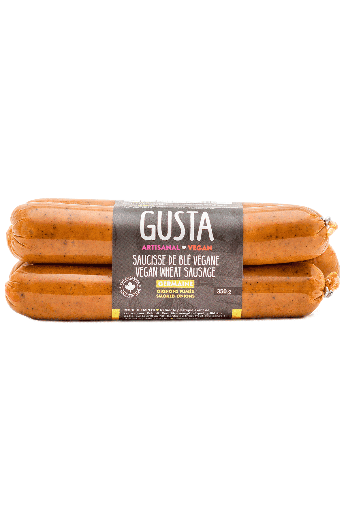 Gusta Vegan Wheat Sausage - Germaine 350g