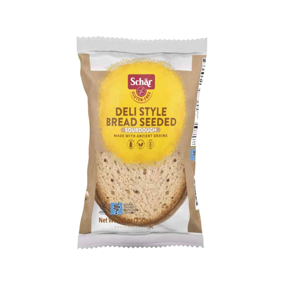 Schar Deli Style Seeded Sourdough 250g