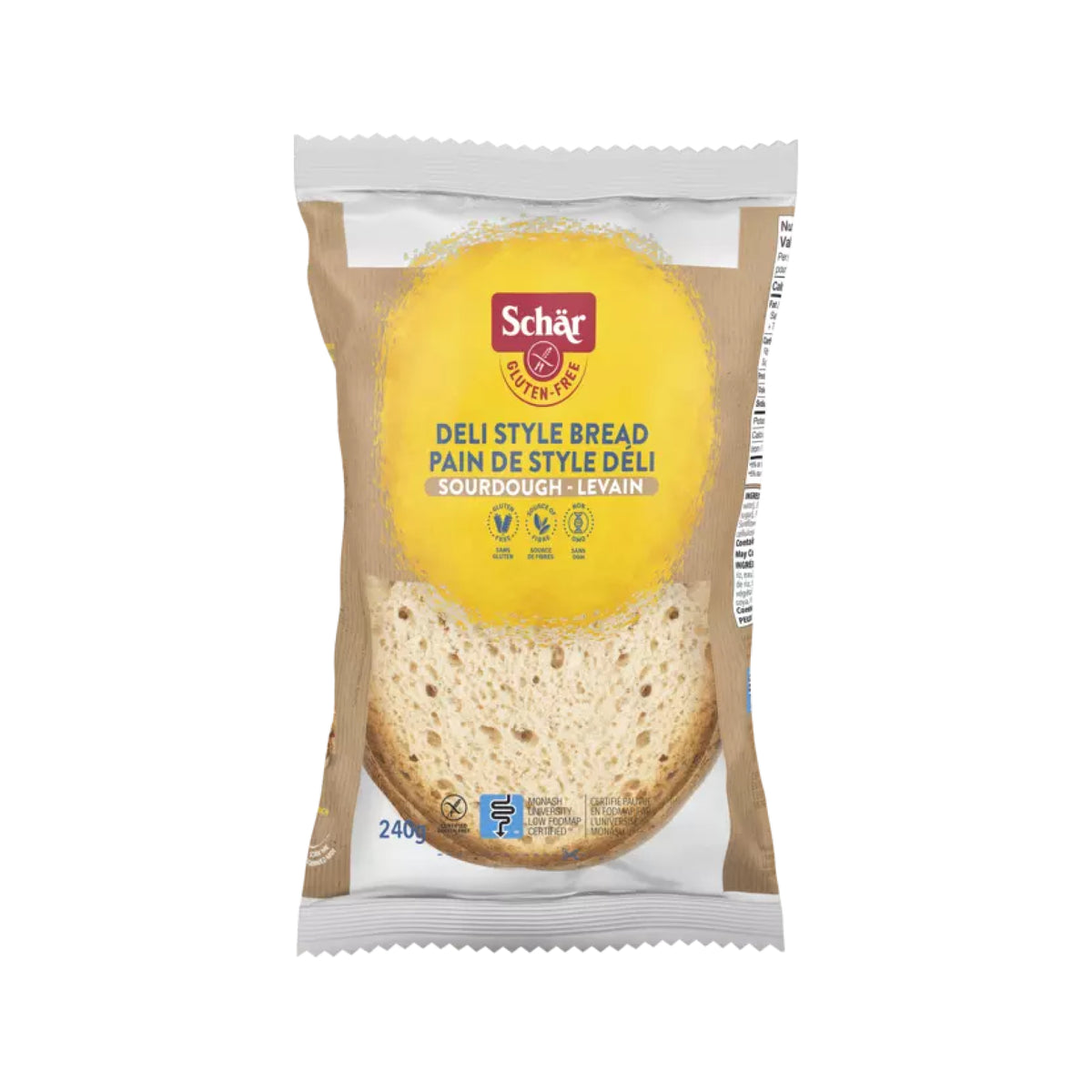 Schar Deli Style Sourdough 240g