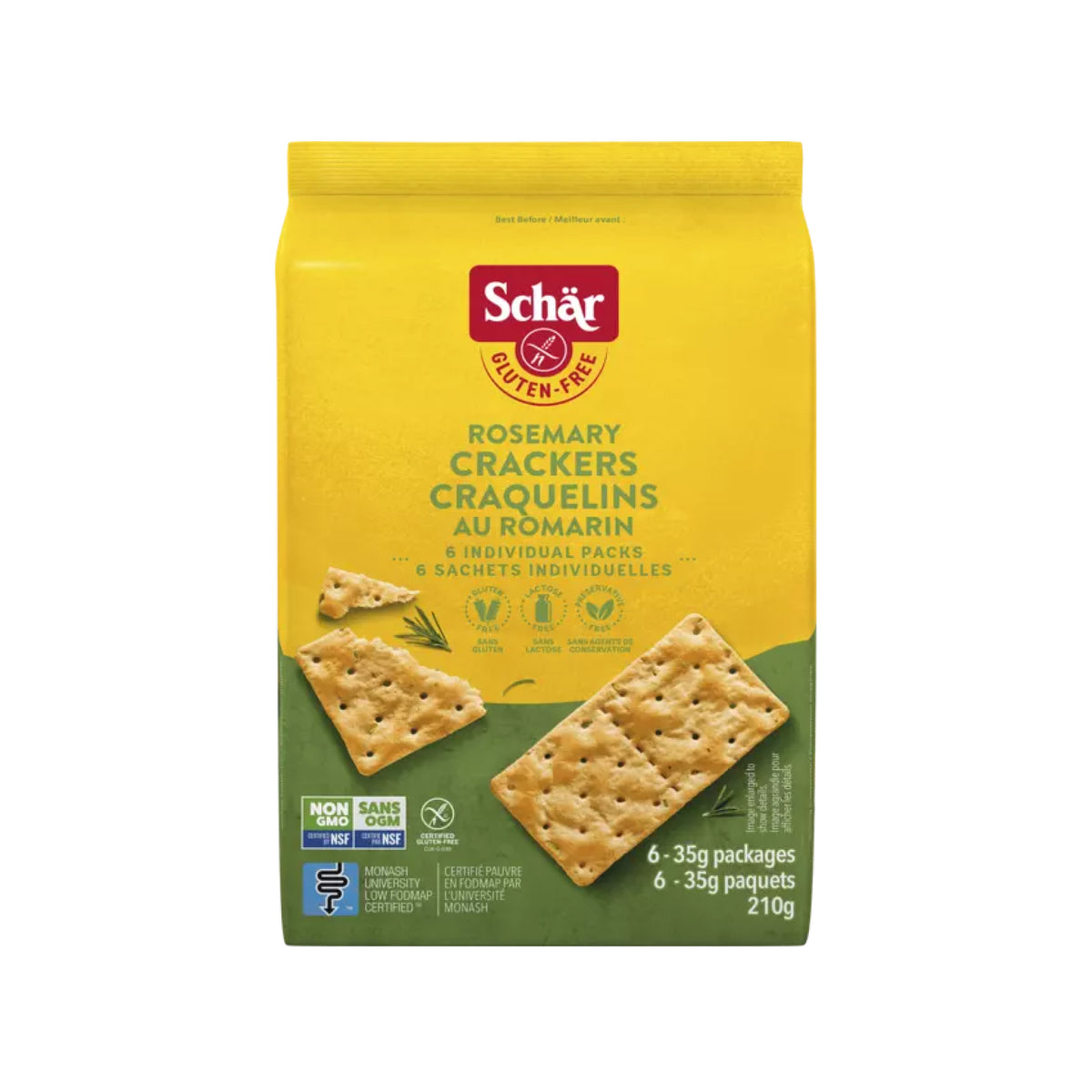 Schar Rosemary Crackers 210g