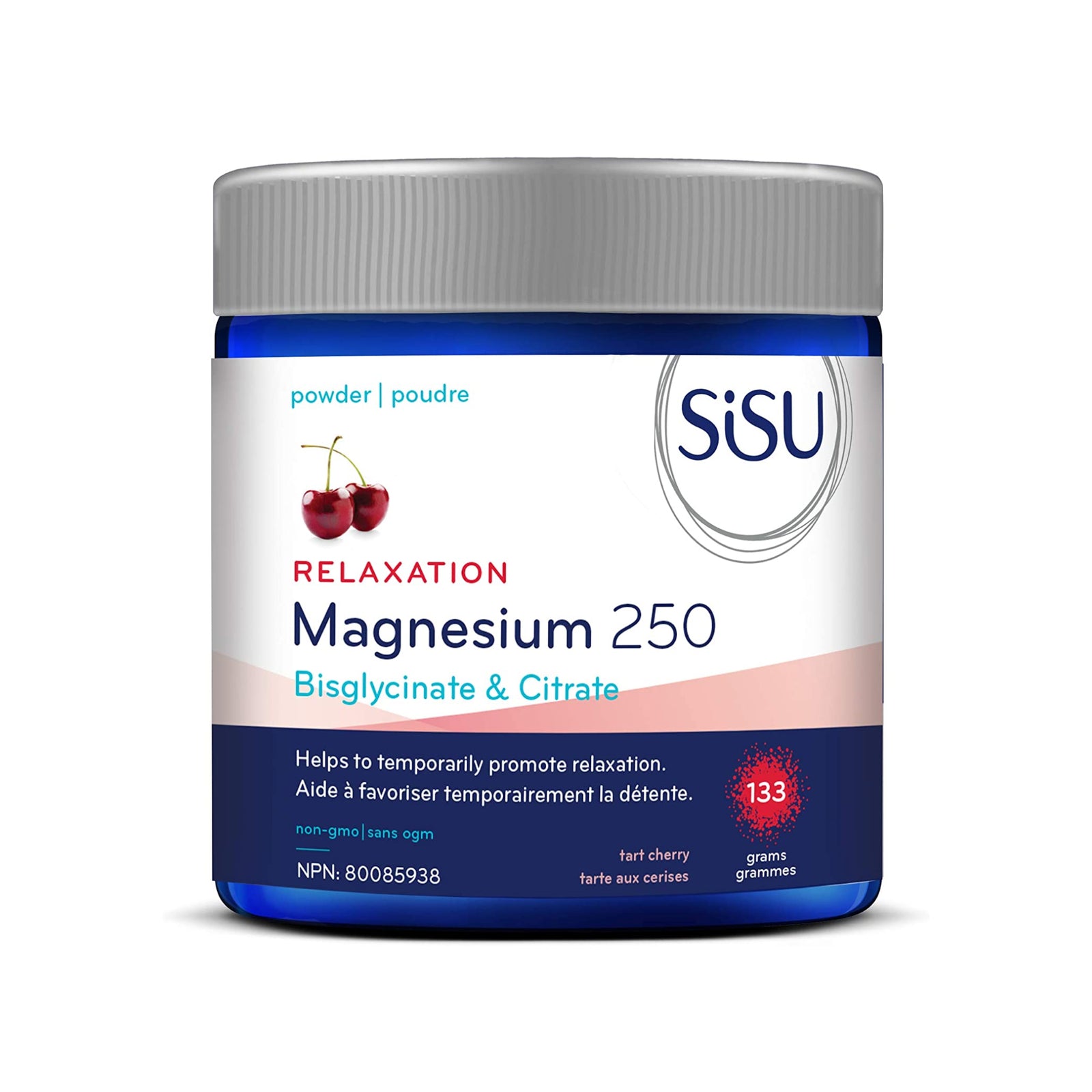 SISU Magnesium 250mg Relax Tart Cherry 133g
