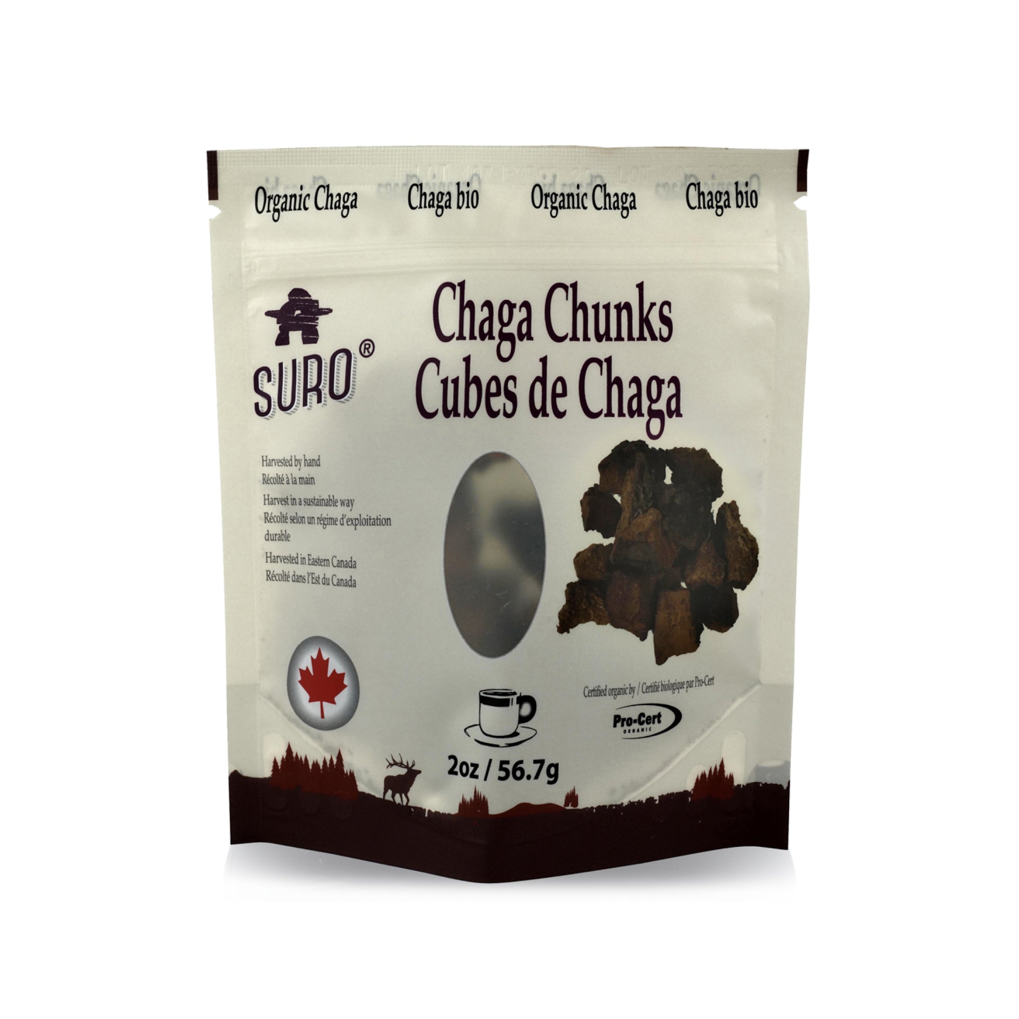 Suro Organic Chaga Chunks 56.7g