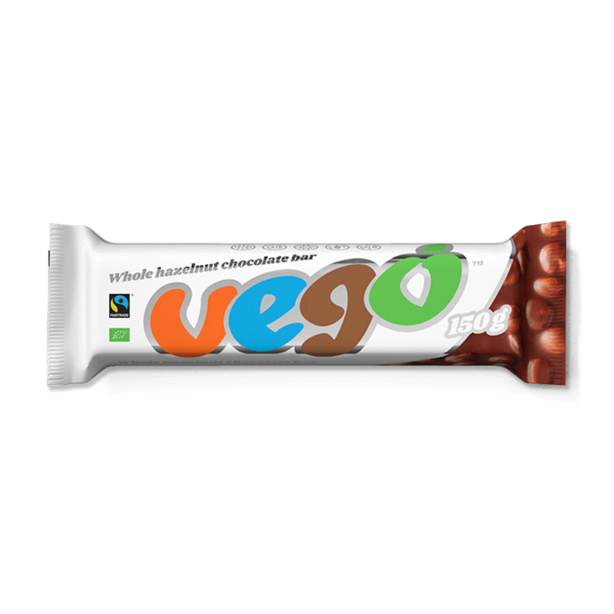 VEGO Vegan Hazelnut Chocolate Bar 65g