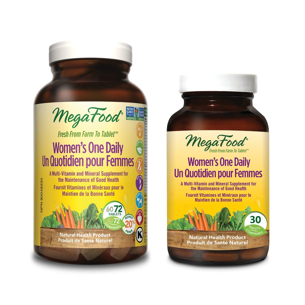 MegaFood Women's One Daily 102s Bonus Size (72s + 30s Free)