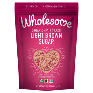 Wholesome Sweeteners Organic Light Brown Sugar 680g