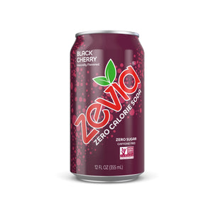 Zevia Zero Calorie Black Cherry Soda 6x355ml