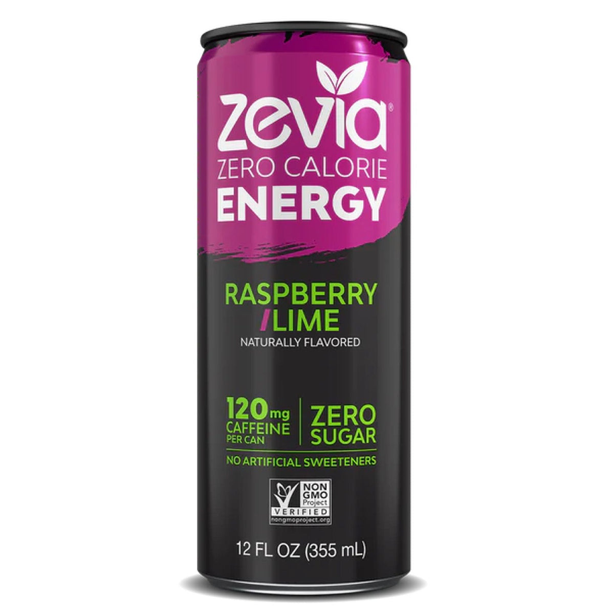 Zevia Energy Drink - Raspberry Lime 355ml